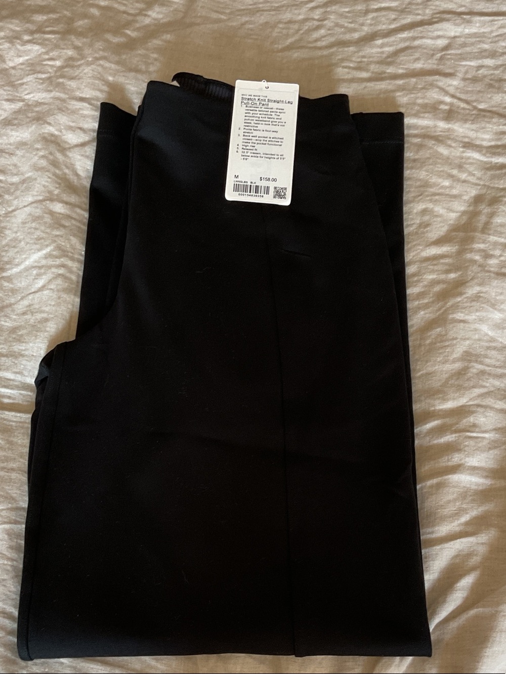 lululemon athletica Black Women's Straight-Leg Pull On Pants